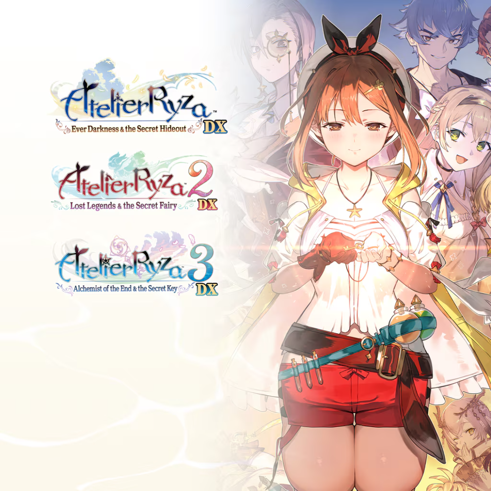 Atelier Ryza: Ever Darkness & the Secret Hideout + Atelier Ryza 2: Lost Legends & the Secret Fairy Ultimate Edition + Atelier Ryza 3: Alchemist of the End & the Secret Key Ultimate Edition cover