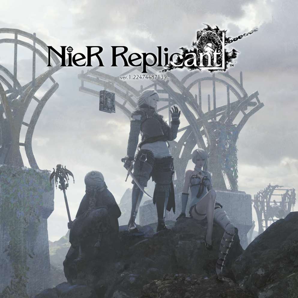 Nier Replicant + Yu-Gi-Oh! Master Duel cover