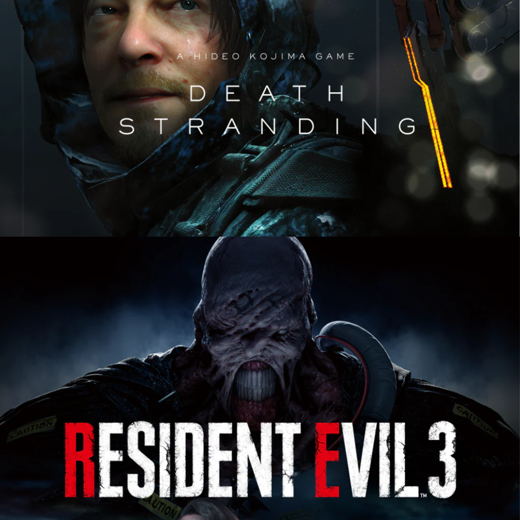 Resident Evil 3: Remake + Death Stranding + Yu-Gi-Oh! Master Duel cover